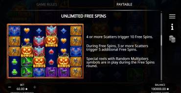 Spooktacular Bonanza: Giri gratis e/o respin