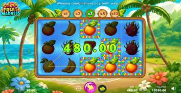 Sticky Fruit Madness: Vincite