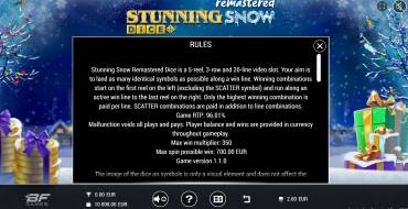 Stunning Snow Remastered Dice: Regole