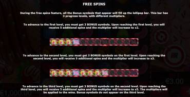 Sugar Burst: Giri gratis e/o respin