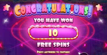 Sugar Rush 1000: Giri gratis e/o respin