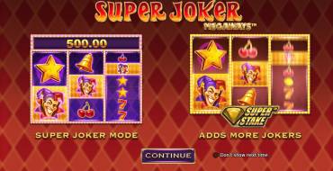 Super Joker Megaways: Slot machine