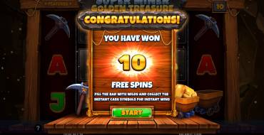 Super Miner – Golden Treasure: Giri gratis
