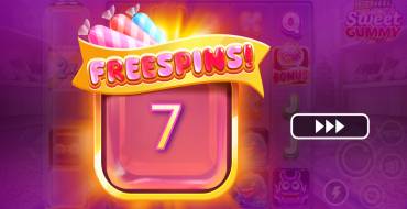 Sweet Gummy: Giri gratis e/o respin
