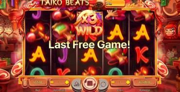 Taiko Beats: Simboli Wild durante i giri gratuiti