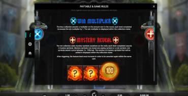 Templar Tumble 2 Dream Drop: Giochi bonus