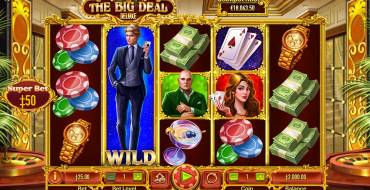 The Big Deal Deluxe: La schermata principale