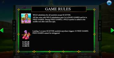 The Wizard of Oz: Giri gratis e/o respin