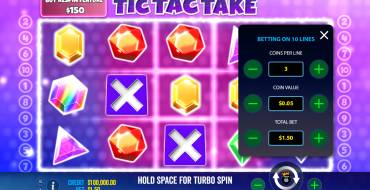 Tic Tac Take: La scommessa