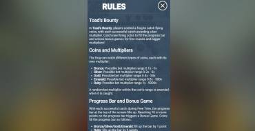 Toad’s Bounty: Regole
