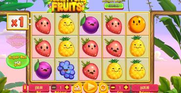 Tooty Fruity Fruits: La schermata del gioco