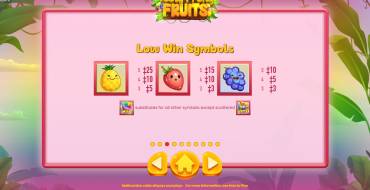 Tooty Fruity Fruits: Simboli di basso livello