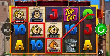 Top Cat Most Wanted Jackpot King: Vincite