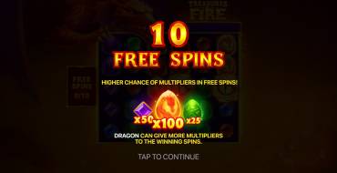 Treasures of Fire: Scatter Pays: Giri gratis
