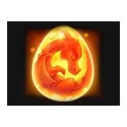 Treasures of Fire: Scatter Pays: Uovo arancione