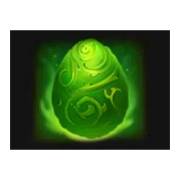 Treasures of Fire: Scatter Pays: Uovo verde