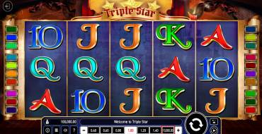 Triple Star: Slot machine