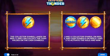 Tropical Thunder: Slot machine