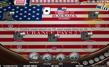 Trump It Blackjack in linea