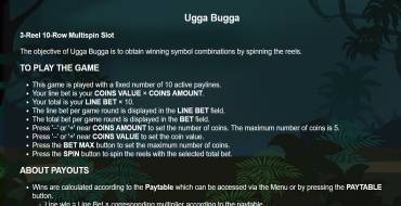 Ugga Bugga: Regole