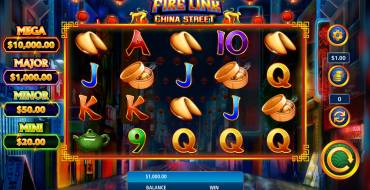 Ultimate Fire Link China Street: Slot machine