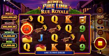 Ultimate Fire Link Rue Royale: Vincite