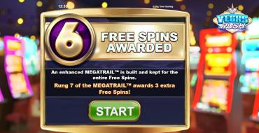 Vegas Rush: Giri gratis e/o respin
