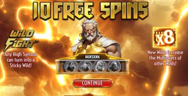 Vikings Go To Olympus WildFigh RushingWilds: Giri gratis e/o respin