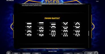 Water Tiger: Linee