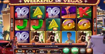 Weekend in Vegas: Slot machine