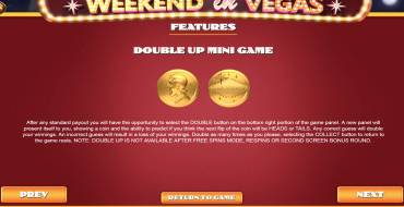 Weekend in Vegas: Giochi bonus