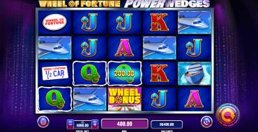 Wheel of Fortune Power Wedges: Vincite