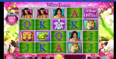 White Orchid: Slot machine