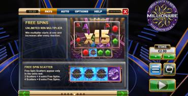 Who Wants to be a Millionaire Megaways: Giri gratis e/o respin