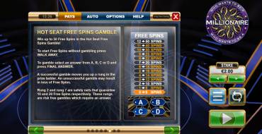 Who Wants to be a Millionaire Megaways: Gioco del rischio