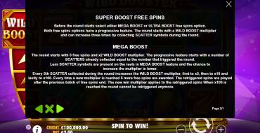 Wild Booster: Regole