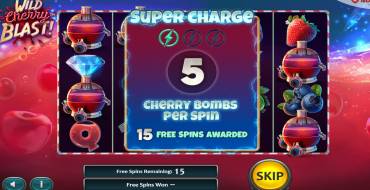 Wild Cherry Blast: Giri gratis e/o respin