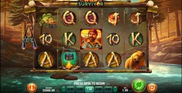Wild Survivor: Slot machine