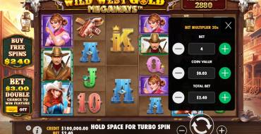 Wild West Gold Megaways: Offerta