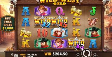 Wild West Gold: La schermata principale
