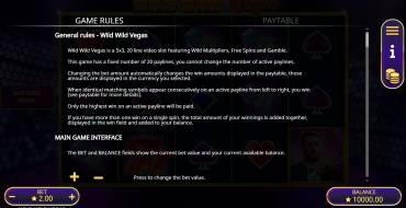 Wild Wild Vegas: Regole