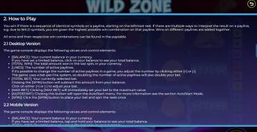 Wild Zone: Regole