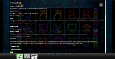 Wishing Well: Regole