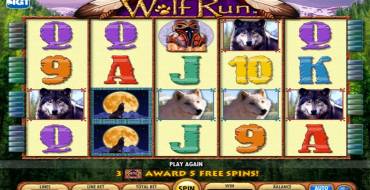 Wolf Run: Slot machine