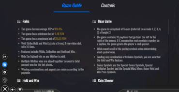 Wolf Strike Hold and Win Extra: Regole