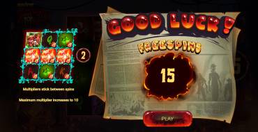 Zombie aPOPalypse: Giri gratis e/o respin