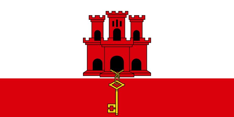 bandiera di Gibilterra