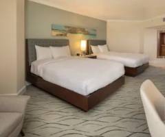 Casino Aruba at Hilton: Vista parziale sull'oceano Torre di Aruba 2 letti queen