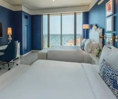 Baha Mar Casino Bahamas: 2 Letti Queen Vista Oceano, Balcone, Vista Fontana