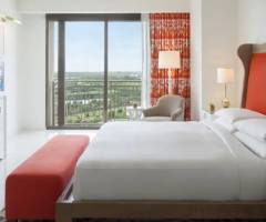 Baha Mar Casino Bahamas: Residenza con due camere da letto vista fontana con una camera con letto king e una camera con due letti queen (Torre Est)